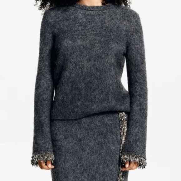 H&M A/W 2024 edition bead detail sweater. Size L - Picture 4 of 8